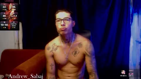 andrew sabaj online show from October 18, 6:35 pm