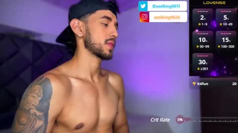 Snapshot of axelking13 chatting on February 22, 10:37 pm Axel King online show from February 22, 10:37 pm