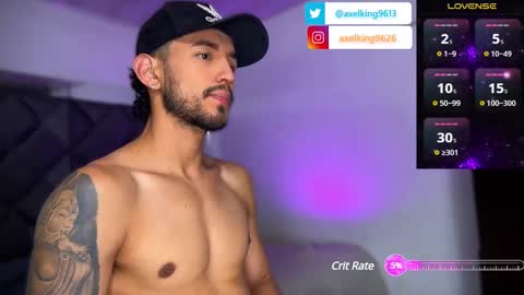 Snapshot of axelking13 chatting on January 6, 10:05 pm Axel King online show from January 6, 10:05 pm