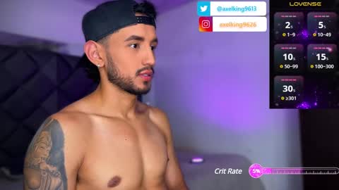 Snapshot of axelking13 chatting on February 19, 10:31 pm Axel King online show from February 19, 10:31 pm