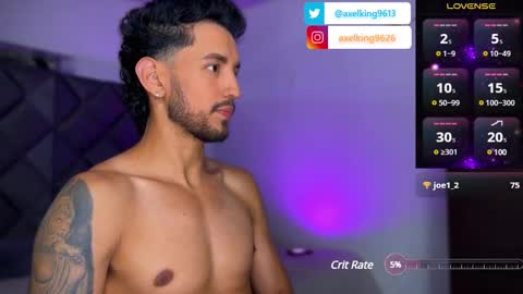 Snapshot of axelking13 chatting on February 17, 10:47 pm Axel King online show from February 17, 10:47 pm