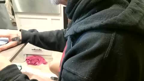 Steve... aka SkinnieDippin aka TimberTramp online show from January 18, 5:31 am