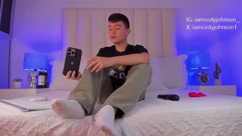 Snapshot of cody_johnsonn_ chatting on January 9, 8:01 pm CODY online show from January 9, 8:01 pm