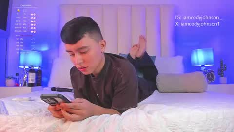 Snapshot of cody_johnsonn_ chatting on March 11, 7:47 pm CODY online show from March 11, 7:47 pm