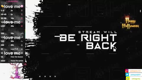 SANTI  independent model online show from October 11, 2:04 am