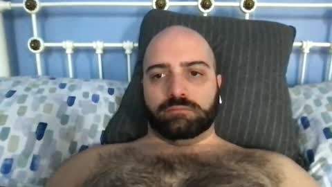 Snapshot of hairyleatherguy chatting on January 22, 11:12 am Hairy Guy online show from January 22, 11:12 am