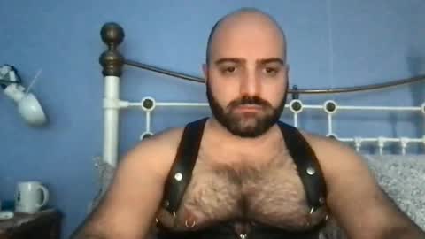 Snapshot of hairyleatherguy chatting on January 14, 2:22 pm Hairy Guy online show from January 14, 2:22 pm