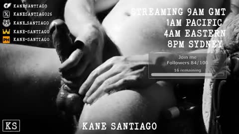 Kane Santiago online show from March 16, 11:41 pm