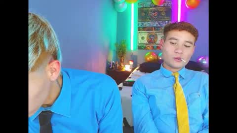 SANTI  AND JORDAN online show from October 30, 11:50 pm