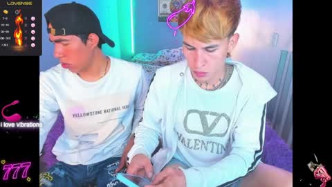 SANTI  AND JORDAN online show from April 6, 1:57 am