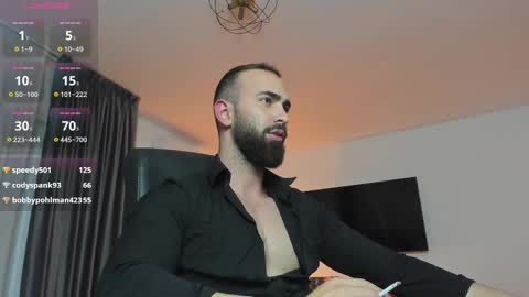 Snapshot of michaelevansx chatting on February 19, 9:25 pm MichaelEvansx online show from February 19, 9:25 pm