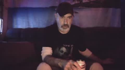 Snapshot of nightgoat666 chatting on January 13, 2:07 am OHB Old Horny Bastard online show from January 13, 2:07 am