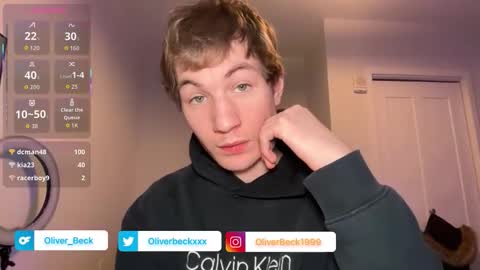 Oliver Beck online show from January 12, 4:16 am