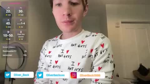 Oliver Beck online show from January 10, 8:33 pm