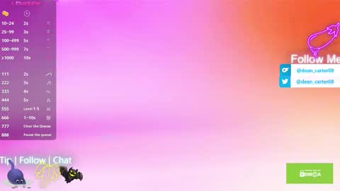 Dean Carter online show from November 6, 12:24 am