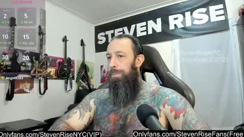 StevenRiseNYC online show from February 27, 2:00 pm