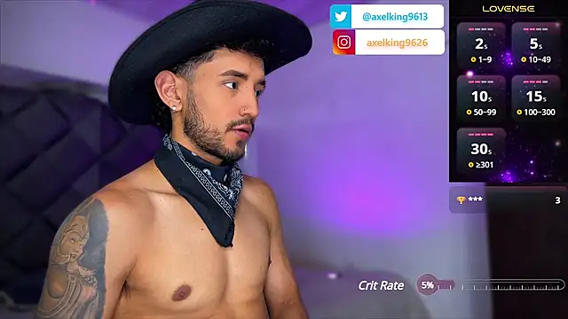 AxelKing1326 online show from March 2, 8:57 pm