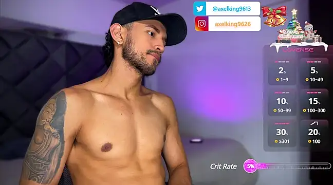 AxelKing1326 online show from December 22, 9:42 pm