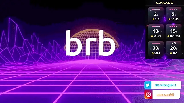 AxelKing1326 online show from September 15, 11:39 pm