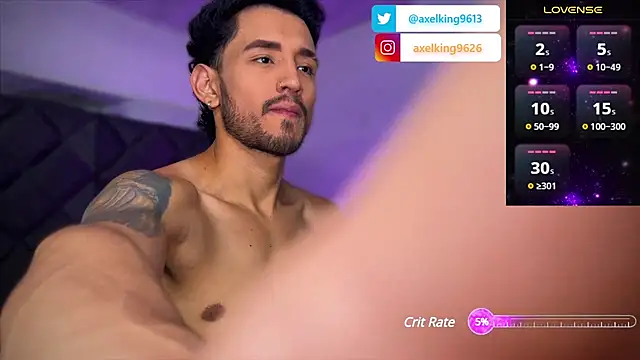 AxelKing1326 online show from March 9, 9:25 pm