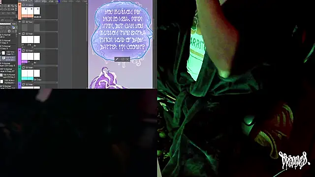 DrenchedArt online show from October 15, 4:42 am