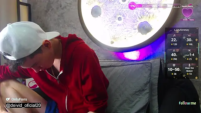 Deivid oficial20 online show from January 14, 8:23 pm