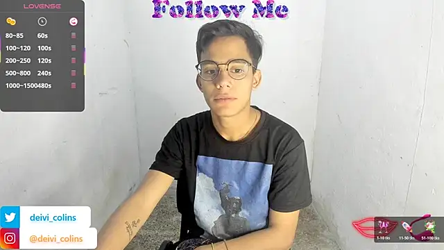 Deivi colins 23 online show from November 14, 2:04 am