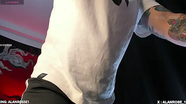 AlanRose01 online show from April 1, 2:25 pm