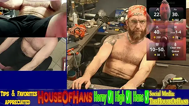 HouseOfHans online show from April 2, 1:19 pm