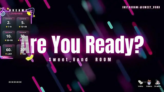 sweetvond  online show from October 16, 1:02 am