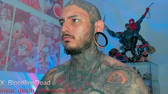 Snapshot of DEATHINK666XX chatting on October 3, 6:46 pm DEATHINK666XX online show from October 3, 6:46 pm