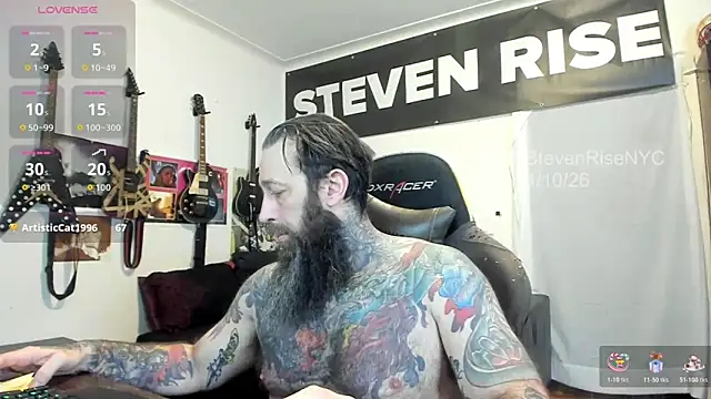 StevenRiseNYC online show from April 10, 12:12 pm