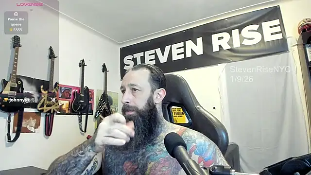 StevenRiseNYC online show from January 10, 1:55 am