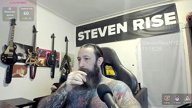 StevenRiseNYC online show from November 18, 1:37 pm